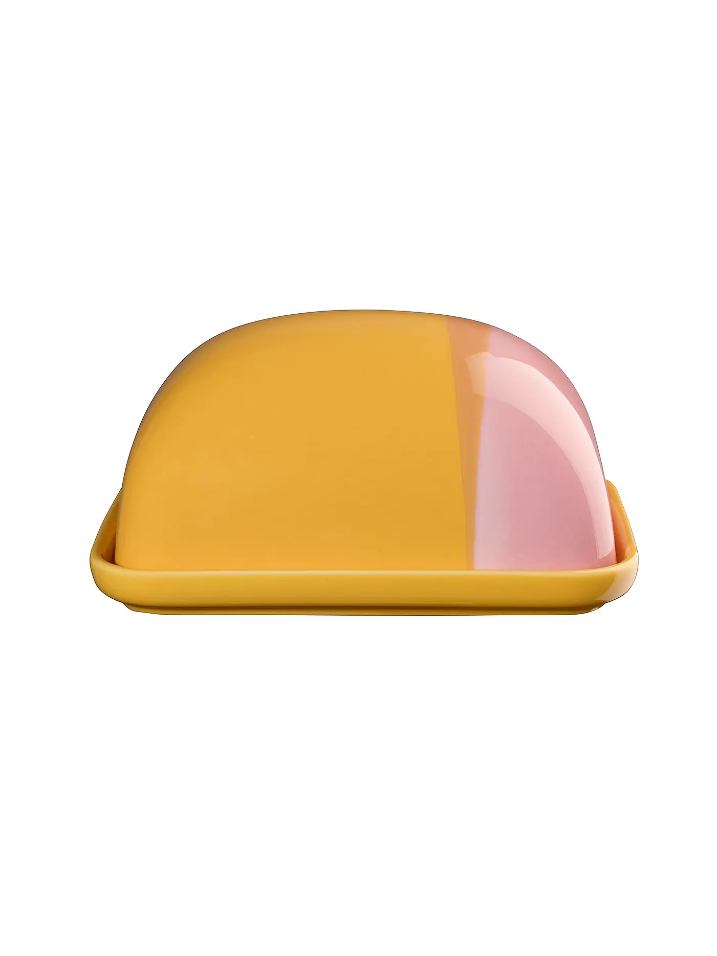 ASA SELECTION | Butterdose gross JOY 15x12x7cm Black Currant Smoothie | gelb